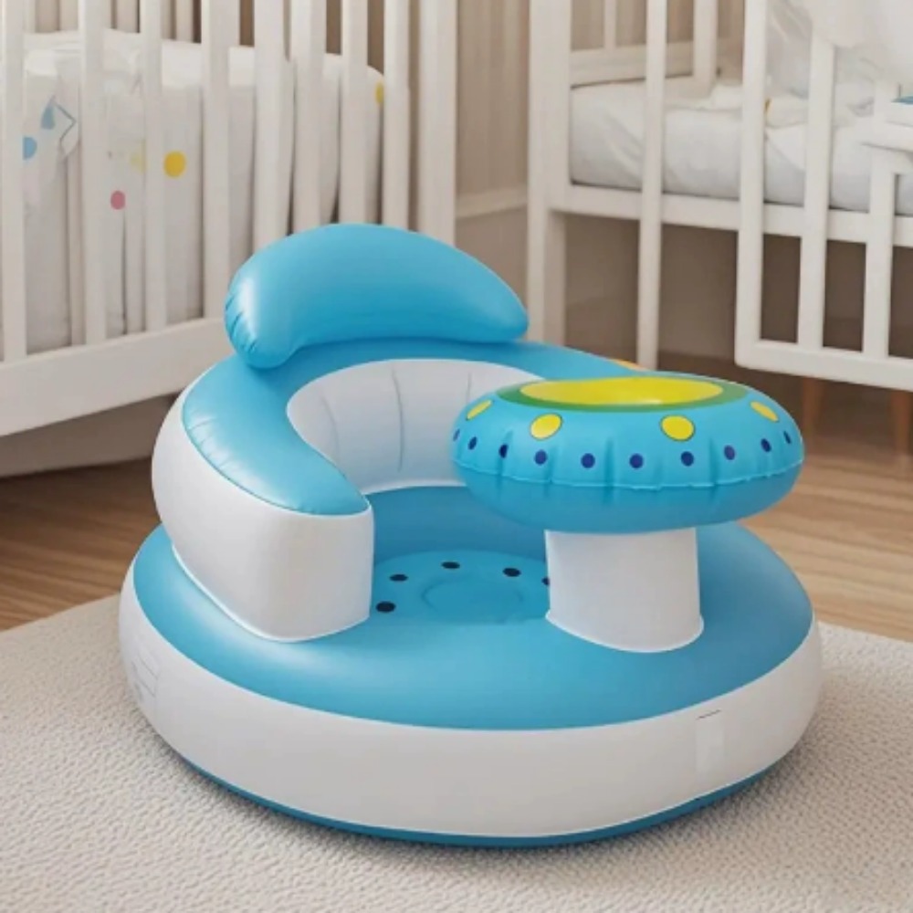 Baby Bath Tub Foldable - Портативное складное надувное кресло-подушка для младенцев,