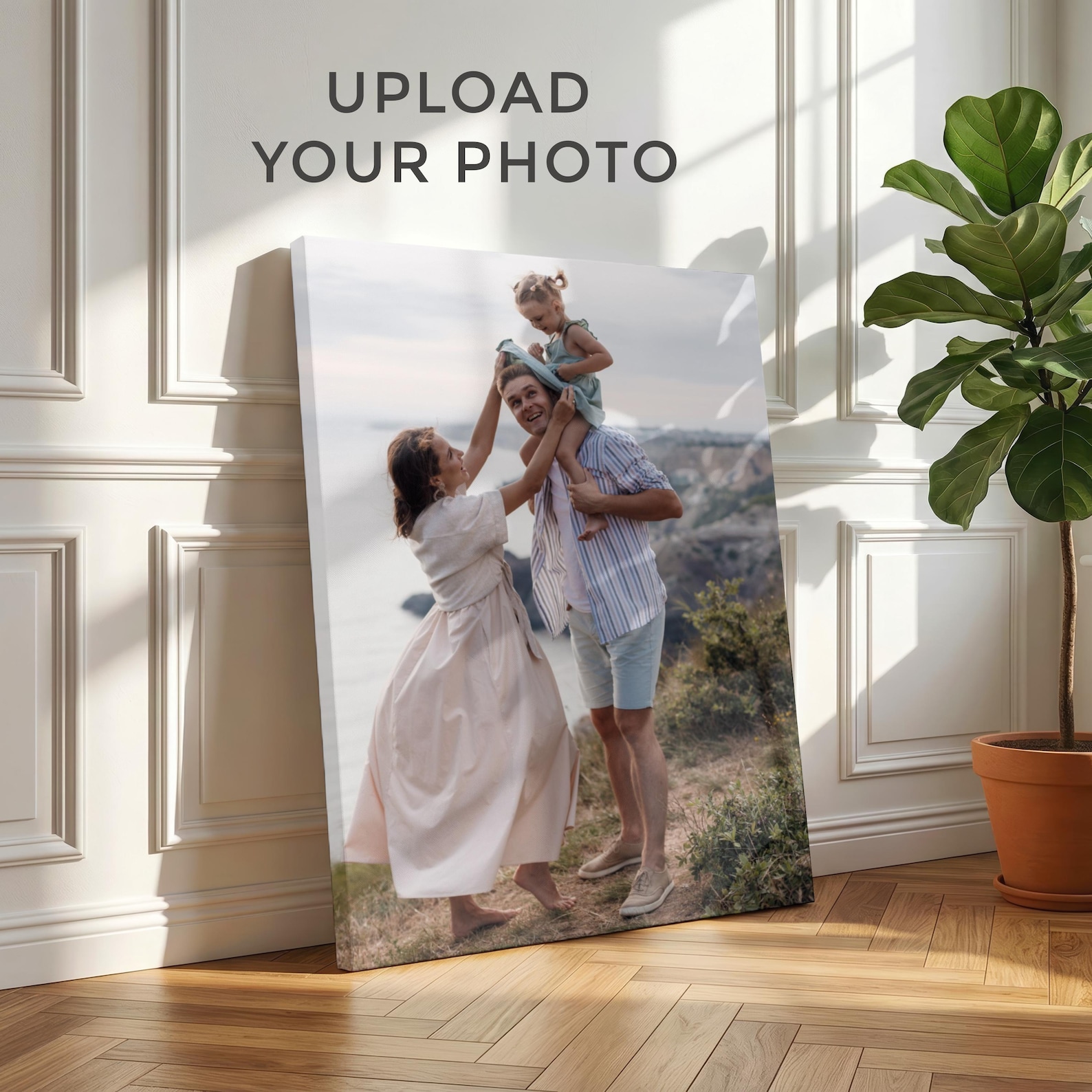 Baby Products Decoration - Персонализированный фотохолст, Настенный декор с семейным