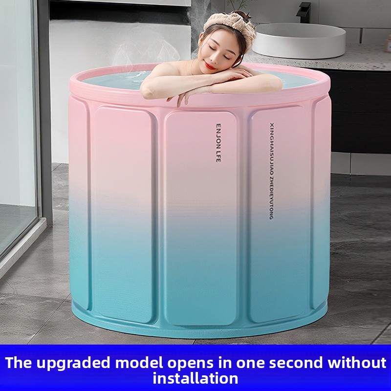 Baby Bath Tub Foldable - Складная изолированная ванна-бассейн без сборки, большая,