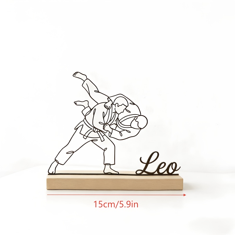 Деревянная статуэтка для дзюдо – обзор и цена Baby Products Decoration