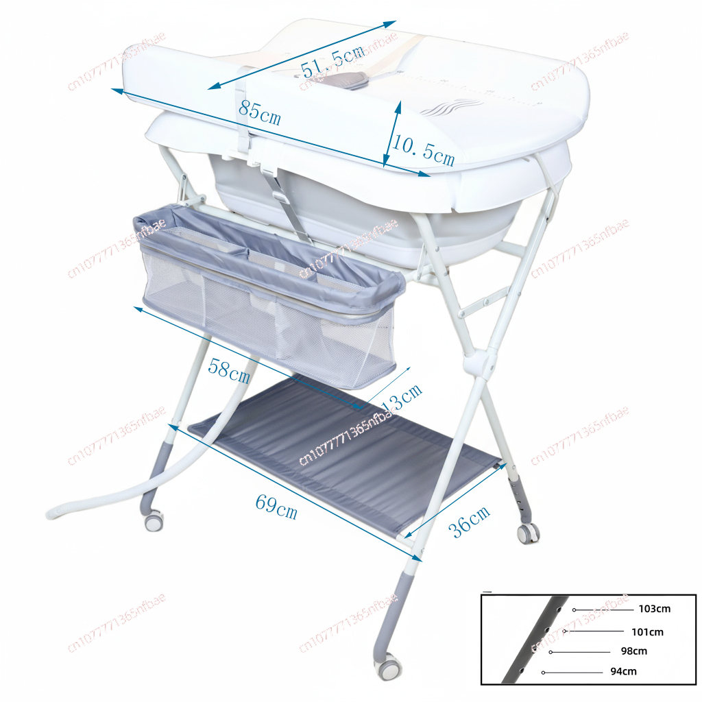 Детская ванночка и пеленальный – обзор и цена Baby Bath Tub Foldable