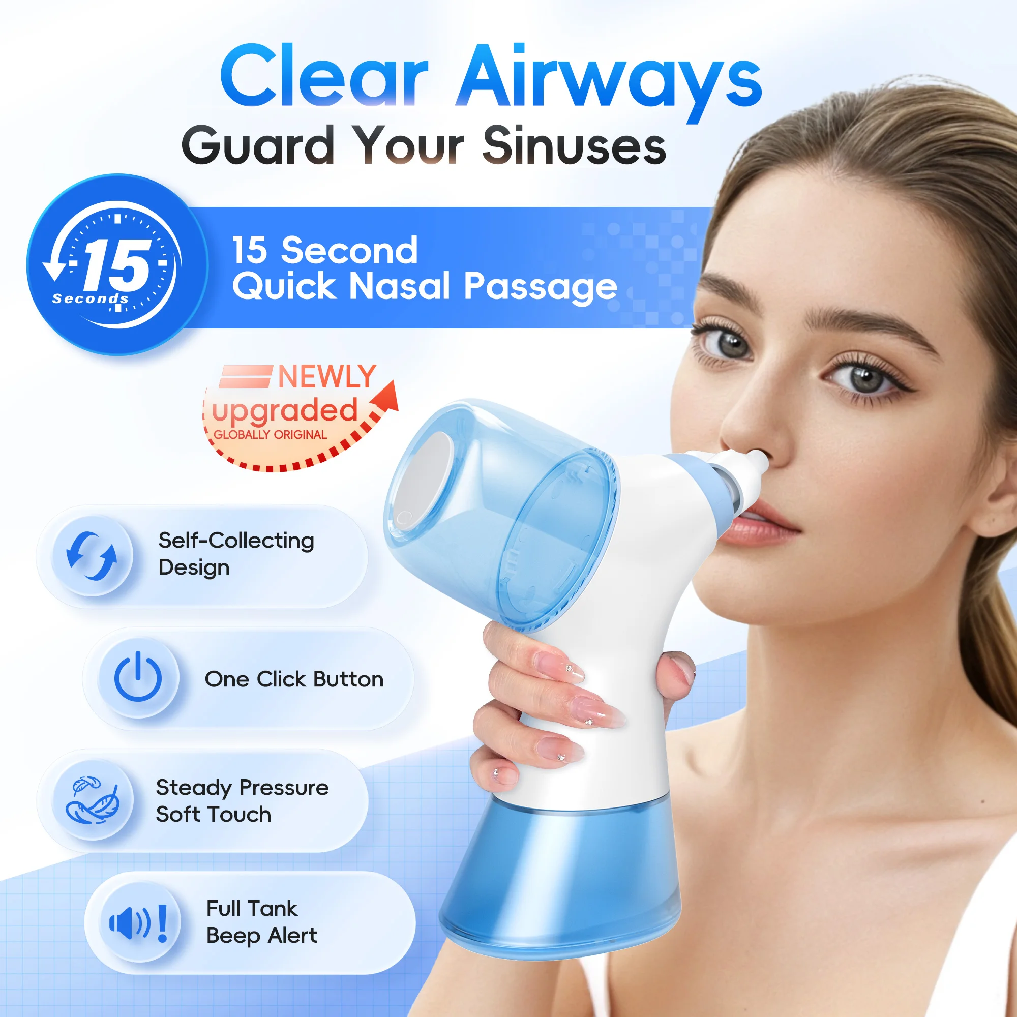Система для промывания носа и  – обзор и цена Nasal Aspirator