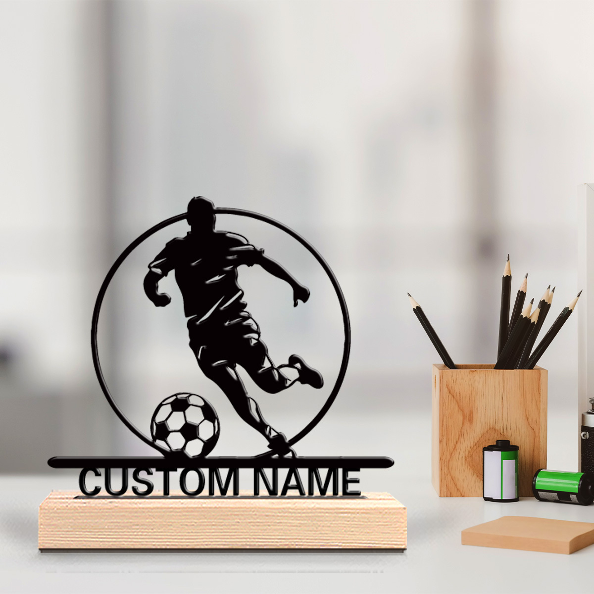Металлическая статуэтка футбол – обзор и цена Baby Products Decoration