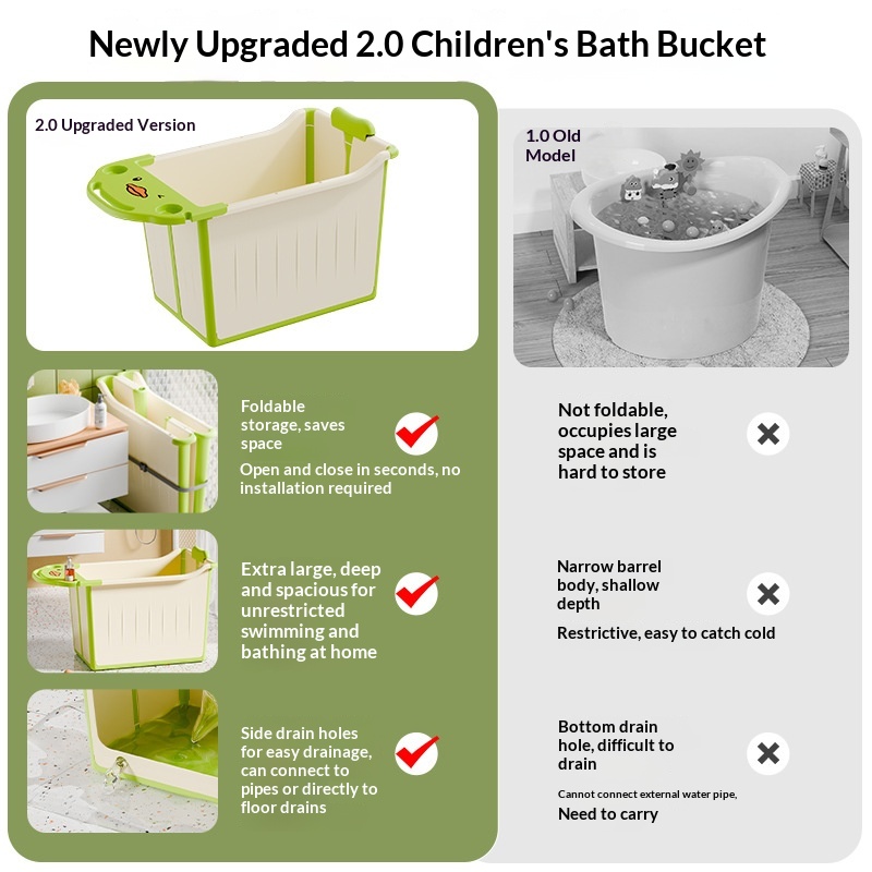 Складная портативная ванночка  – обзор и цена Baby Bath Tub Foldable